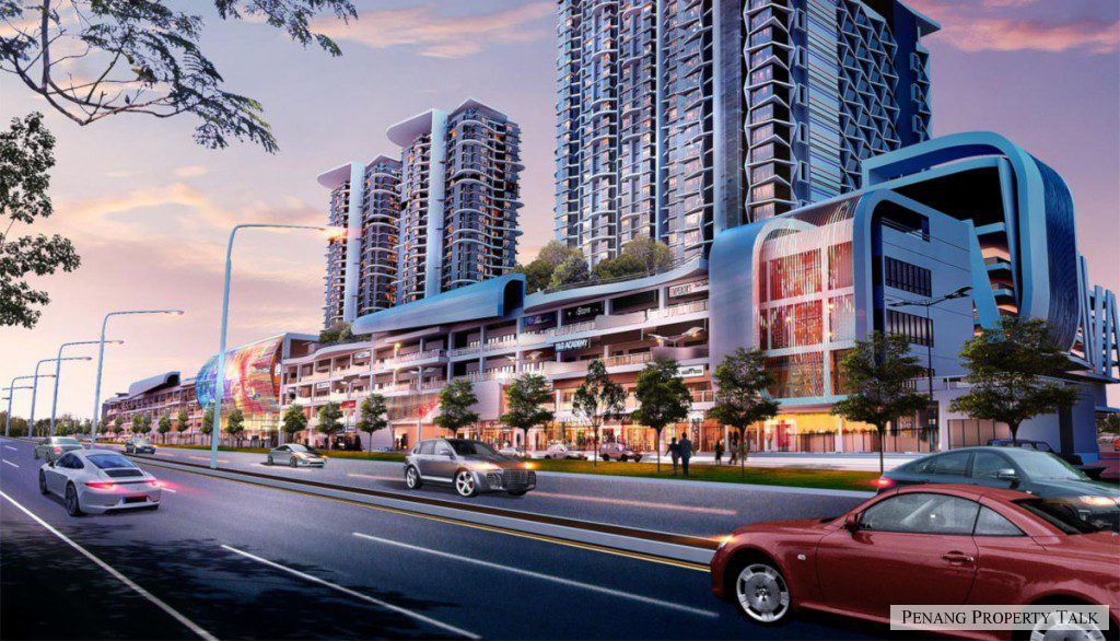 Gurney Drive seafront skyline at sunrise — the branded-waterfront corridor compared against neighbouring Tanjung Bungah | Penang Property by Zac Ong